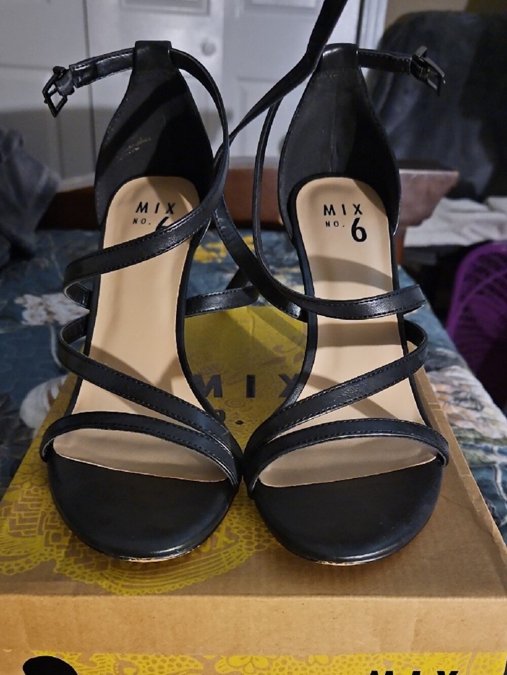 Mix No. 6 Yellow and Black Branded Shoe Box